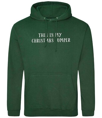Christmas This Is My Christmas Jumper Hoodie Funny Gift All Sizes