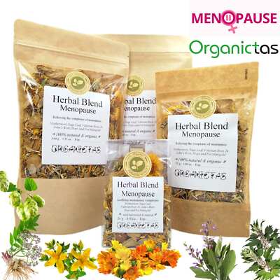 Kräuter Menopause Tee Mischung - 6 Bio Kräuter Rezept zur Linderung Wechseljahrsbeschwerden