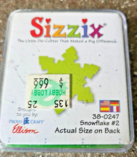 SIZZIX Green  Die- 38-0247 Snowflake #2 - 2" Scrabooking/Cards Combined Shipping