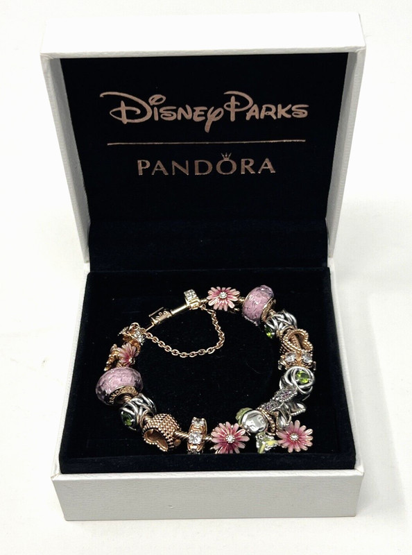 Disney Parks x Pandora Princess Tiana Charm Bracelet Set (  7 inches)