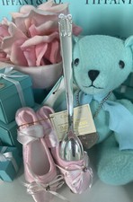 Tiffany Co Baby Spoon Ballet Shoes Sterling Silver Ballerina Baby Shower Gift