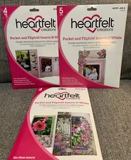 Heartfelt Creations Pocket & Flipfold Inserts (see description for details)