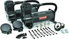 Viair 44442 Dual Stealth Black 444C High-Performance Air Compressor Value Pack
