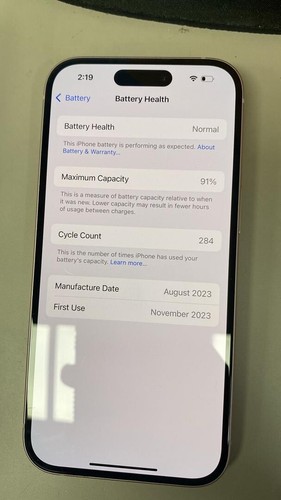 Apple iPhone 15 512GB Pink Unlocked ATT T-Mobile Verizon Used B Fair - QDN - Afbeelding 7 van 7