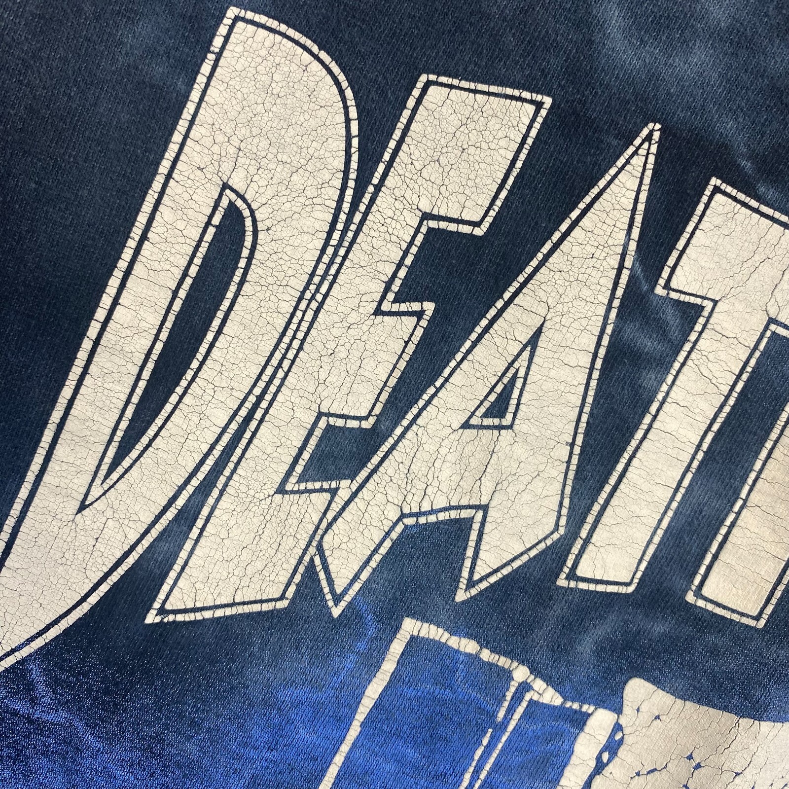 FILA Camicia Death Row Records uomo L blu tie dye spellout hippie streetwear