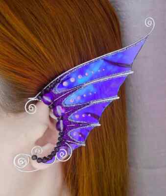 Mermaid ear cuffs no piercing, Elf ear cuffs jewelry, Fairy earrings