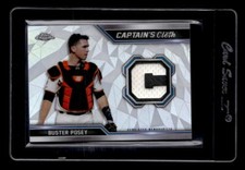 2021 Topps Chrome Captain's Cloth Relics #CCRBP Buster Posey - NM-MT