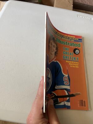 Magazine Sports Illustrated 12 Octobre 1981 - Couverture Wayne Gretzky (Oilers) - État Avec Couverture Détachée
