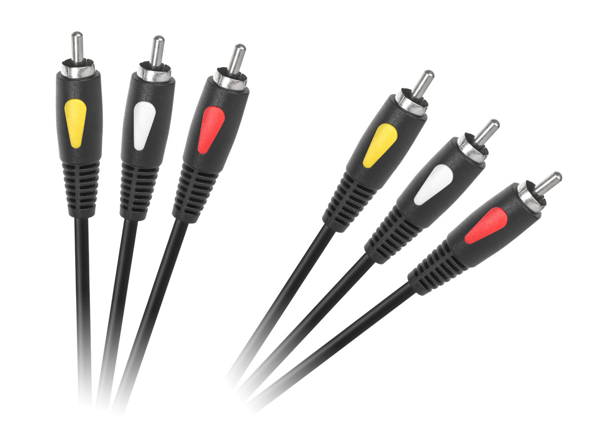 5901890014762 Kabel 3RCA-3RCA 10m Cabletech Eco-Line Cabletech 2690₽
