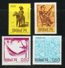 Brazil 1974 Art And Culture Series CPL New Integral MNH N3991