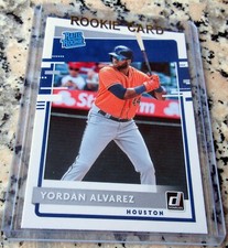 YORDAN ALVAREZ 2020 Donruss RATED Rookie Card RC Houston Astros Home Run Power🔥