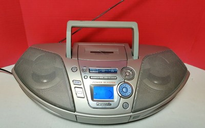 Panasonic rx-es25 Silver portable stereo CD System (5025232148929)