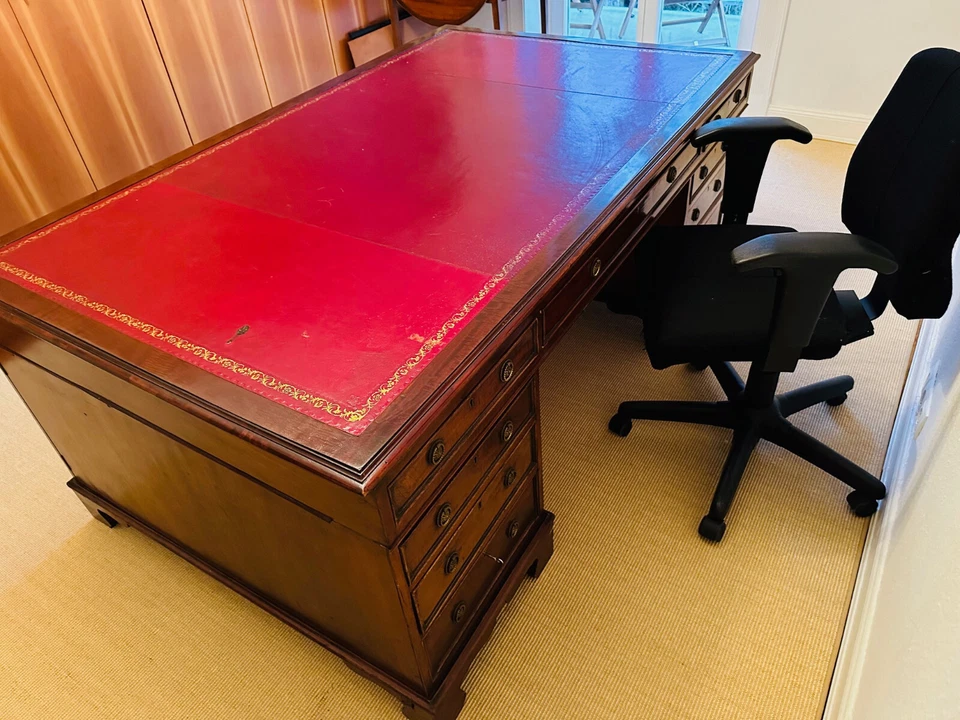 Antiker Jugenstil-Sekretär Duble-Desk