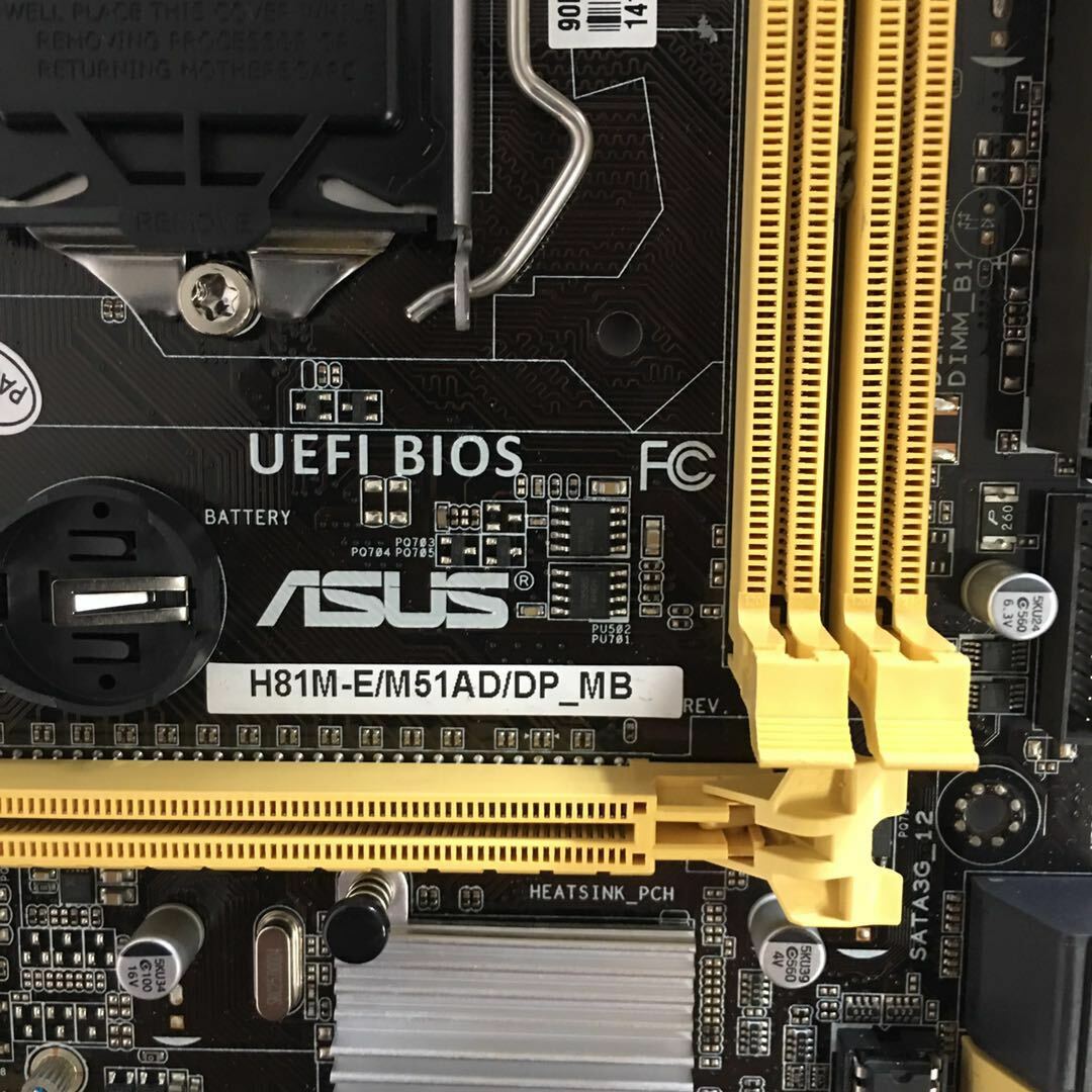 FOR Asus M51AD Intel Desktop Motherboard s115X H81M-E/M51AD/DP_MB