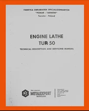 TUR 50  Toolmex Polamco Wafum  Lathe  Operations, Parts and Overhaul Manual