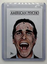 American Psycho Limited Edition Artist Signed "Christian Bale" Trading Card 1/10