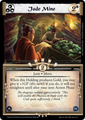 Legend of the Five Rings L5R CCG TF Twenty Festivals Jade Mine