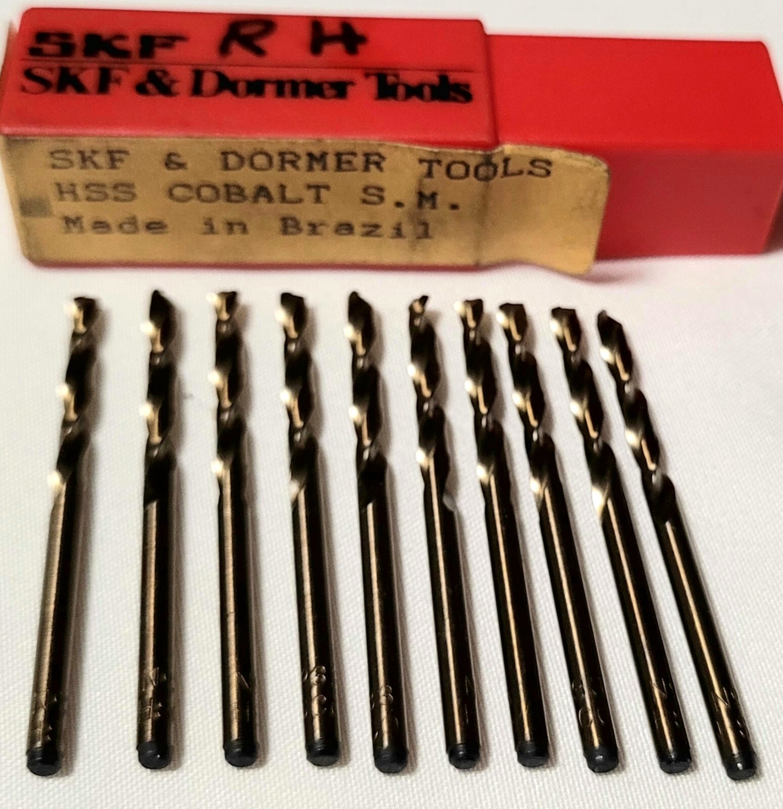 33 Cobalt Screw Machine Drill Bit HSS 135° Split Point SKF Dormer Pack