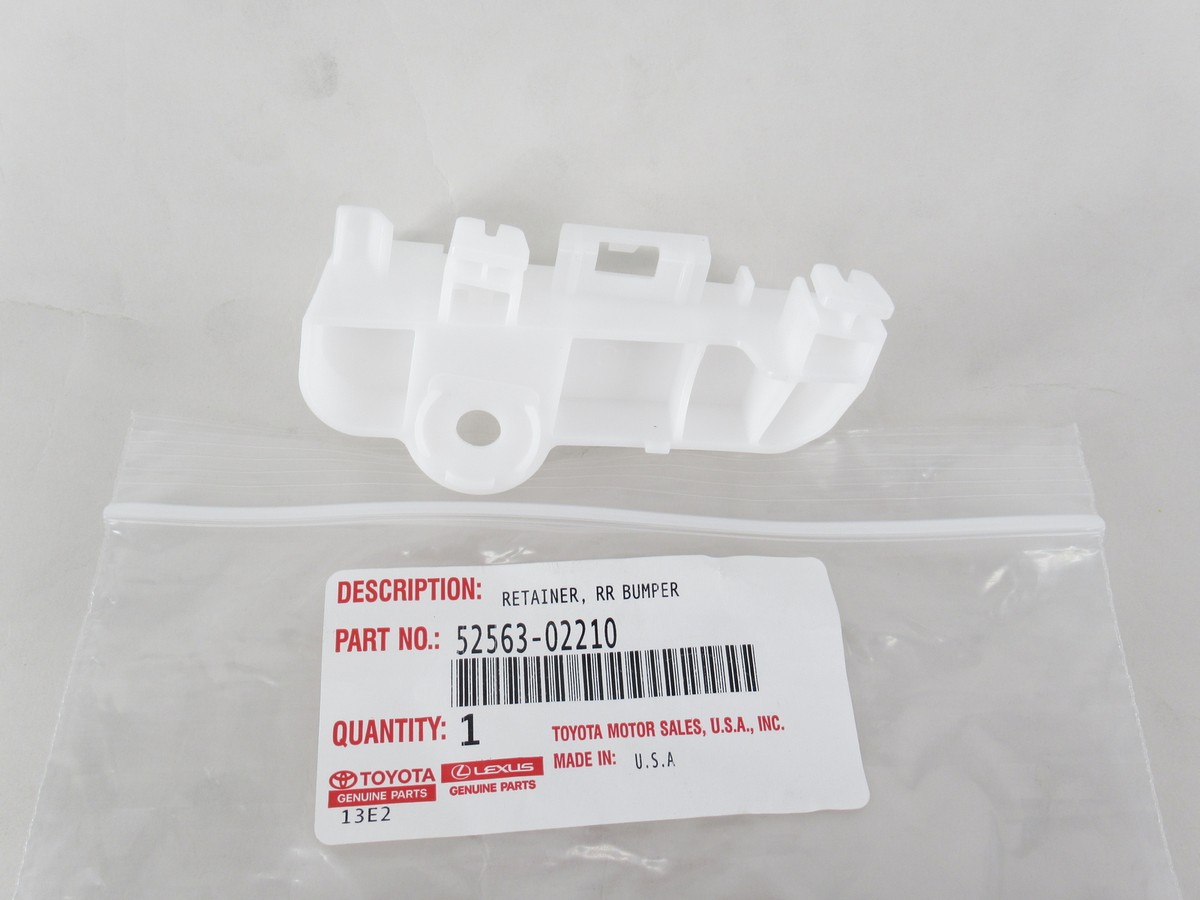 Genuine OEM Toyota 52563-02210 Driver L Rear Upper Bumper Retainer