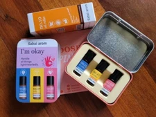 SabaiArom I'm Okay Essential Oils Spot Roller Trio  100% pure essential oils