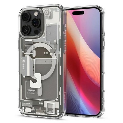Spigen Ultra Hybrid Mag Magsafe Hülle für iPhone 16 Pro, Zero One Naturtitan