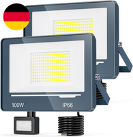 Led Strahler Mit Bewegungsmelder AußEn 100W 10000LM 2 StüCke - IP66 Wasserdicht
