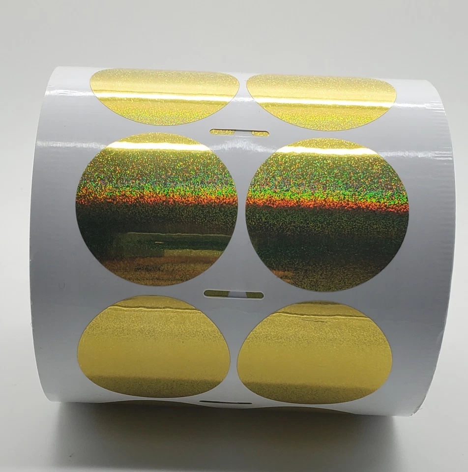 可定制防篡改安全保修空贴纸标签密封。 — 第 3/4 张图片