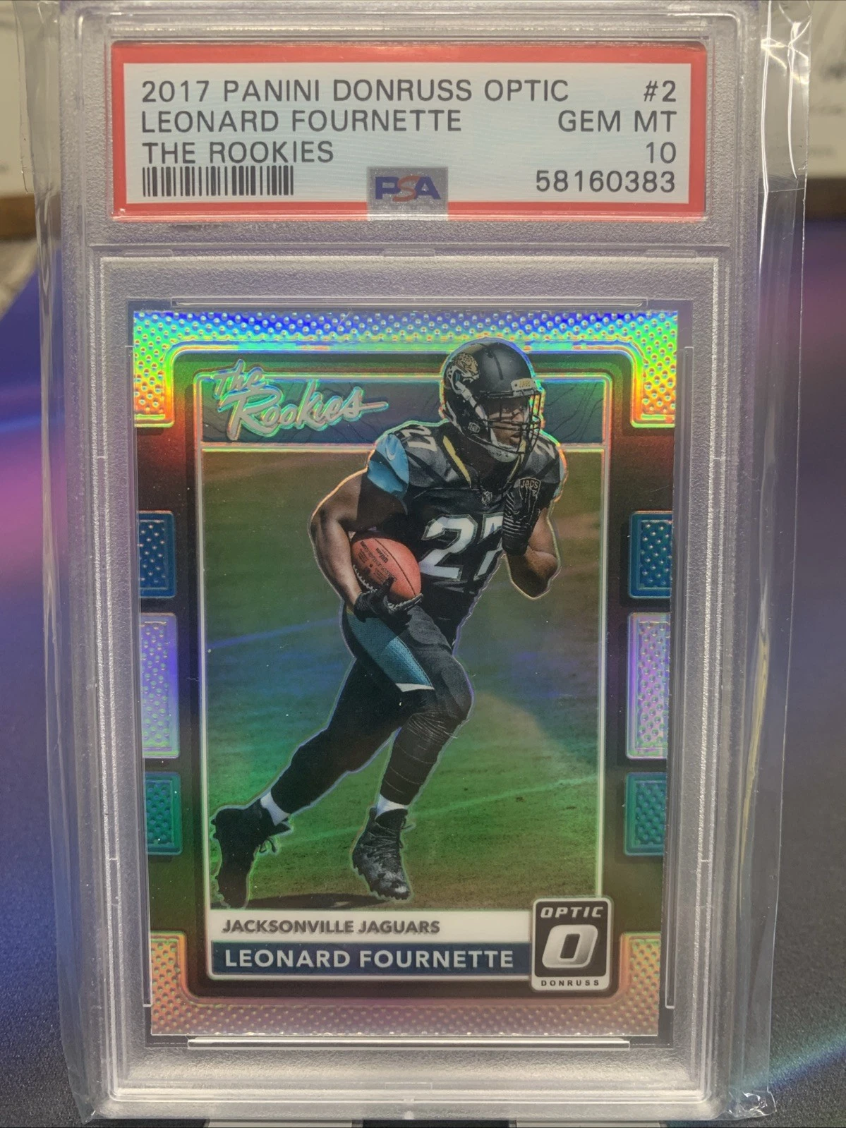 Leonard Fournette Panini Donruss Optic the Rookies #2 Base