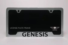 New Oem Chrome License Plate Frame - Hyundai Genesis B1f39-au000