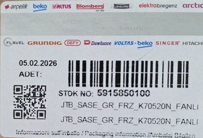   NEW OEM Blomberg Icemaker 5915850100 for Mod. 7282745582  & OTHERS   RARE!