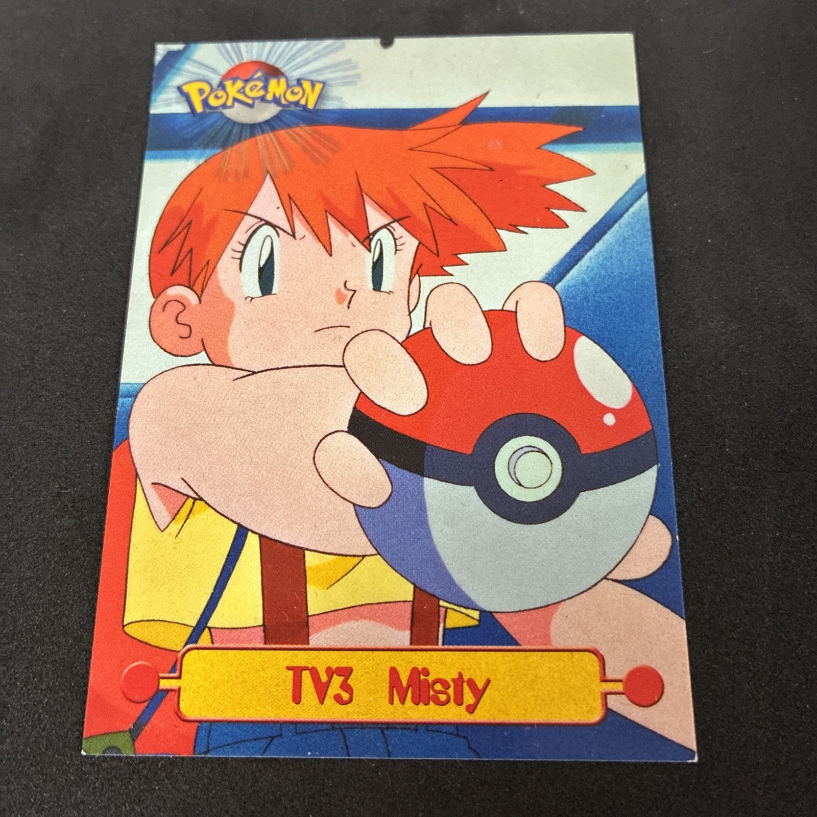 Topps Pokemon Misty #TV3 TV Animation Non Holo Green Logo 1999