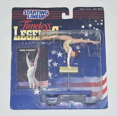 1996 Starting Lineup 98 Timeless Legends NADIA COMANECI Olympic Figure & Card