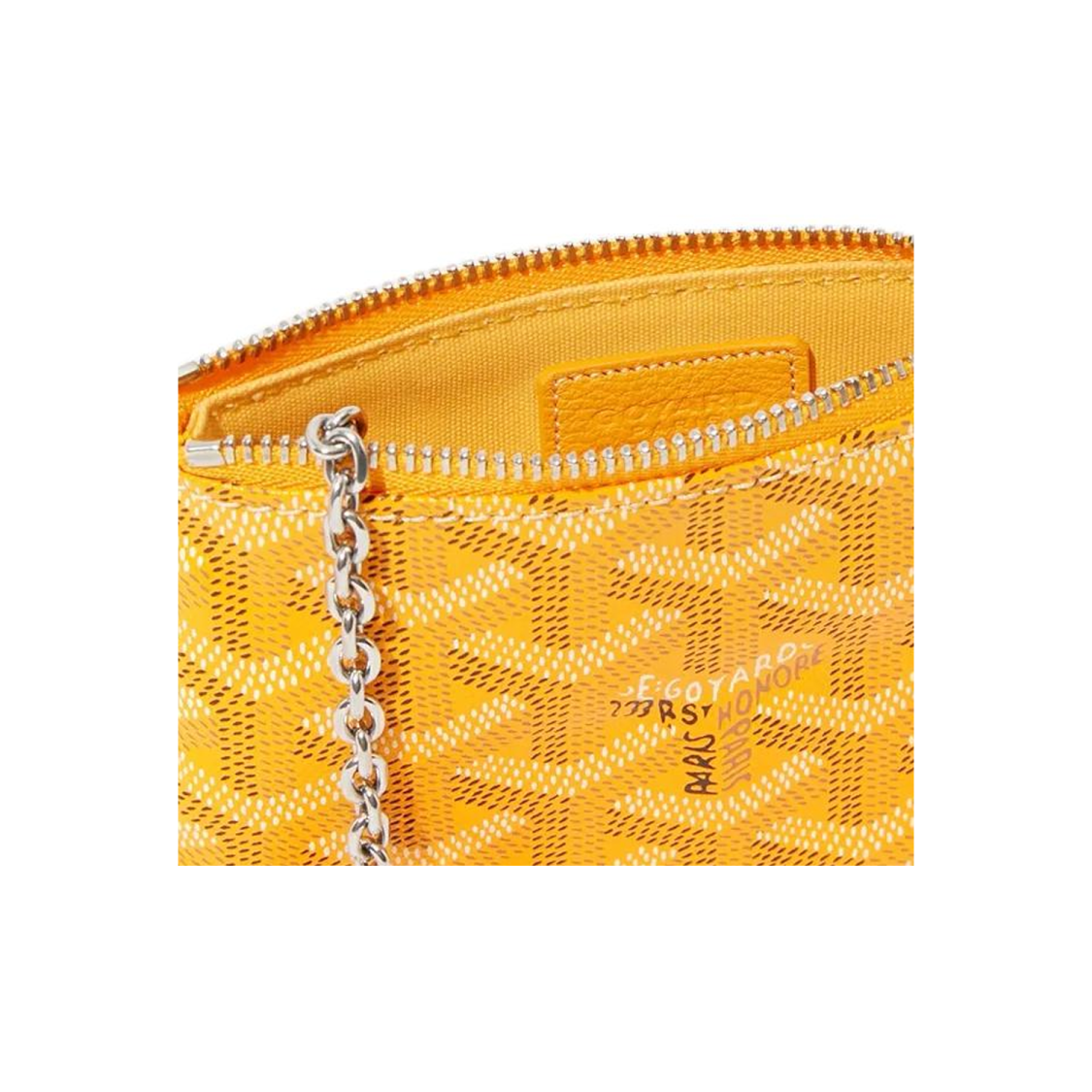 GOYARD Sent Nano Key Pouch Yellow 5.1x0.4x3.5 in | eBay
