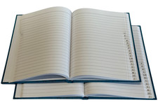2 x Registerbuch Kladde Notizbuch mit Registe...