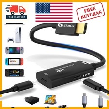 Compact 4K HDMI to USB-C Video Adapter: Perfect for Nintendo Switch Xbox1
