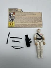 G.I. Joe 1984 Storm Shadow Cobra Ninja with File Card 100% COMPLETE ARAH GI Joe