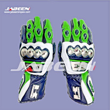 kawasaki duże rękawice motocyklowe skórzane