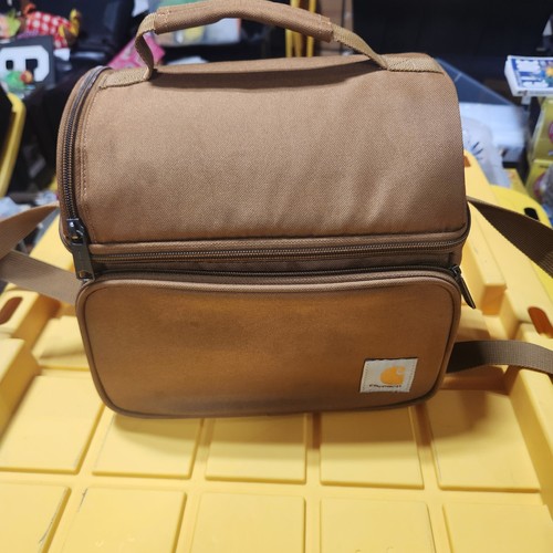 Carhartt 12 Can Two Compartment Lunch Box Durable Fully-Insulated Lunch Tan H26