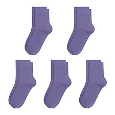 Kids Viscose Bamboo School Socks Soft flate Seam Color Anti Odor Thin