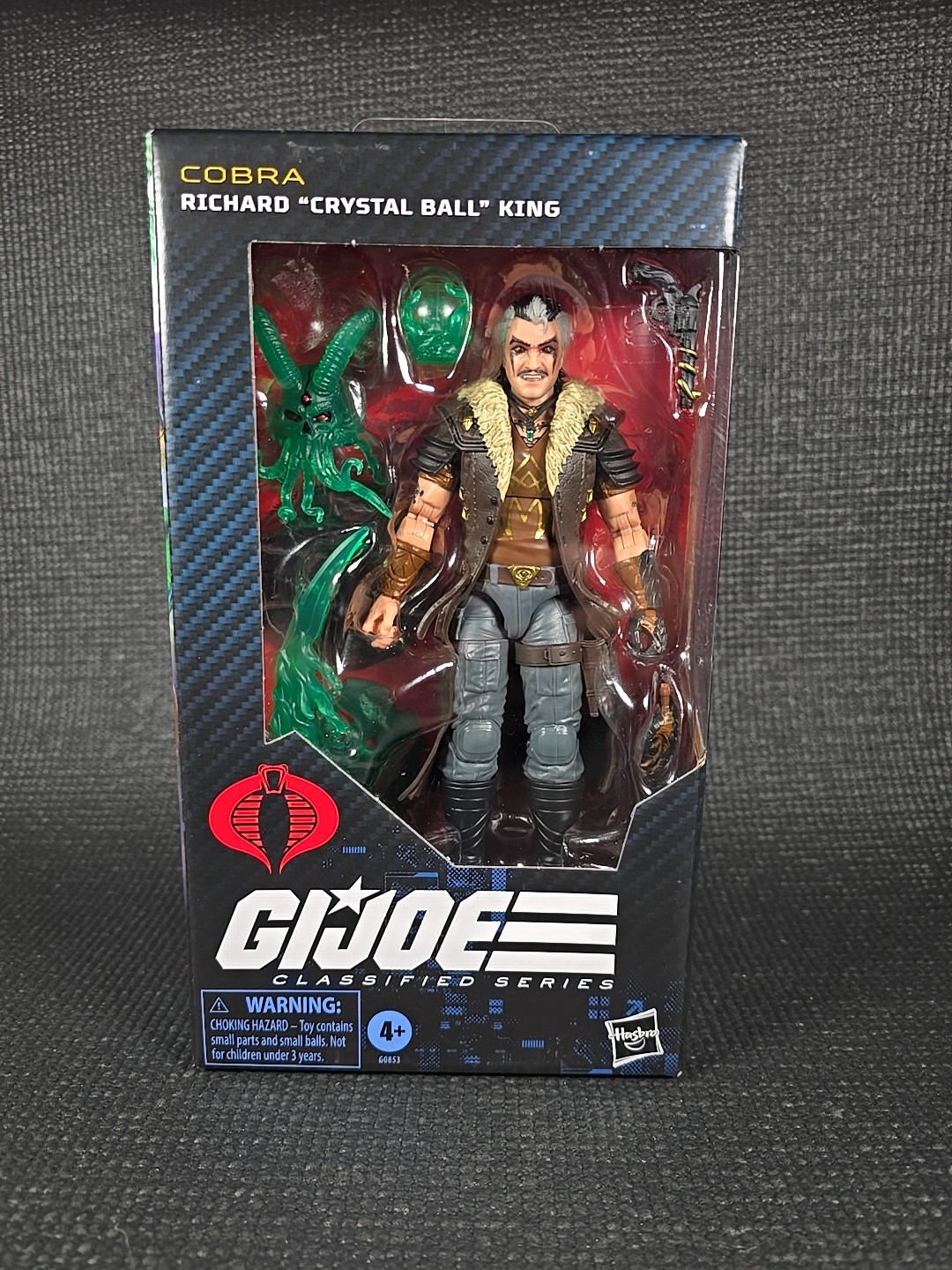 GI Joe Richard Crystal Ball King Classified Series Cobra Figure 159 NEW SEALED 