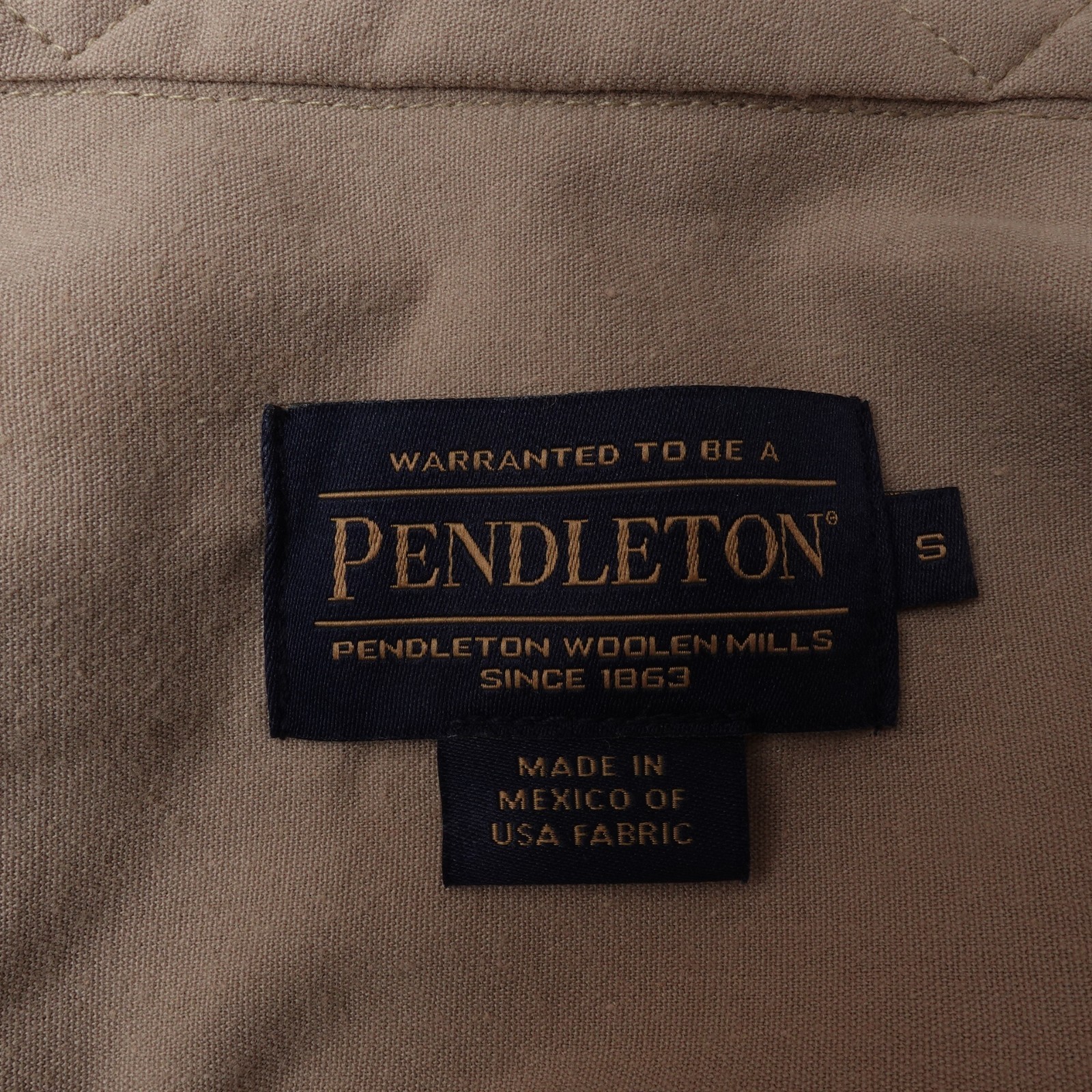 Pendleton Wool Button Shirt Two Pockets Men's Siz… - image 6