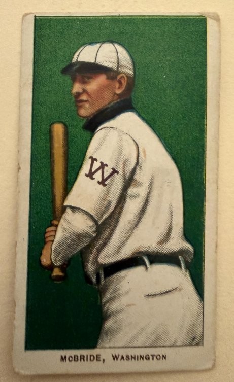 1909-11 T206 Piedmont 350 GEORGE MCBRIDE (Ungraded: Poor-Fair)
