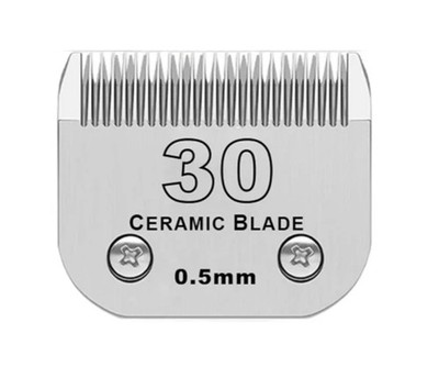Detachable Pet Dog Grooming Ceramic Blades for Andis Oster Wahl KM10 0.5mm 1Pc