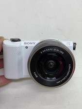 Sony Alpha a5000 20.1MP Mirrorless Digital Camera w/16-50mm Lens White - 90 New