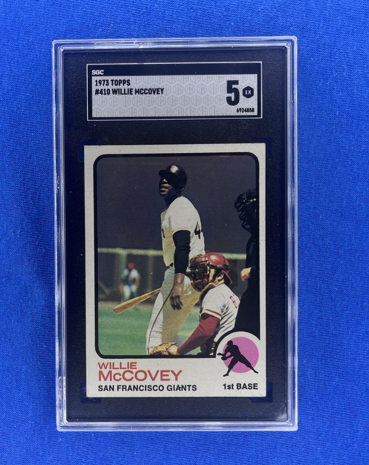 SGC 5 - 1973 Topps #410 Willie McCovey San Francisco Giants HOF