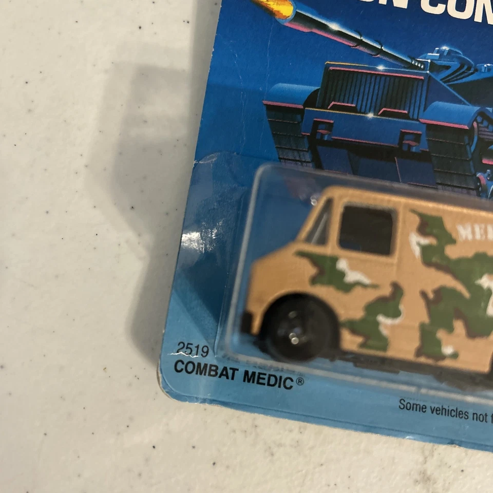 罕见老式 1982 年风火轮动作指挥战斗医疗棕褐色迷彩 #2519 — 第 4/4 张图片