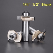 Slot Cutter T-Slot Rabbet Box Slotting Biscuit Router Bit Set 1/4 1/2 Shank New