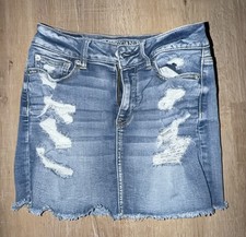 American Eagle Denim Mini Skirt. Size 4