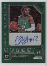 2023 Panini Donruss Optic Signature Series Green Prizm Oshae Brissett Auto 06y2
