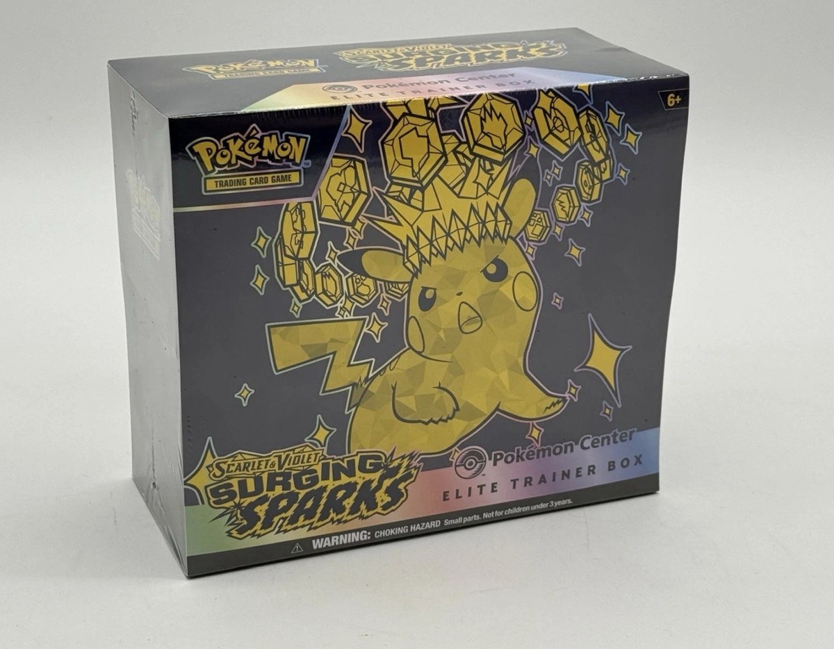 Pokemon Center Surging Sparks PC Elite Trainer Box SEALED/NEW PC